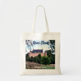 Scottish Ross Klan Balnagown Castle Tote Bag Tygkasse