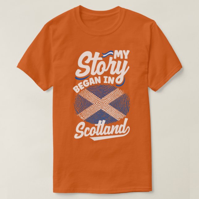 Scottish Scottish Flagga Quote T Shirt (Design framsida)