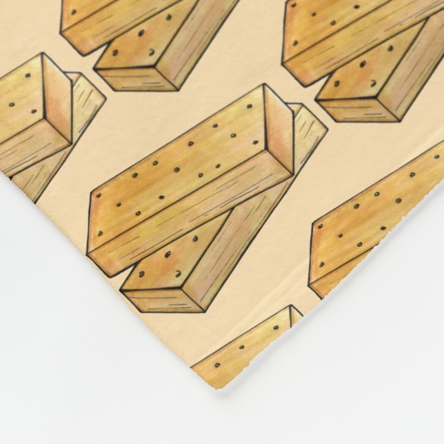 Scottish Shortbröd Tea Biscuits British Bakery Fleecefilt (Hörn)