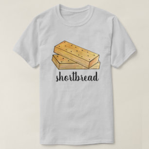 Scottish Shortbröd Tea Biscuits British Bakery T Shirt