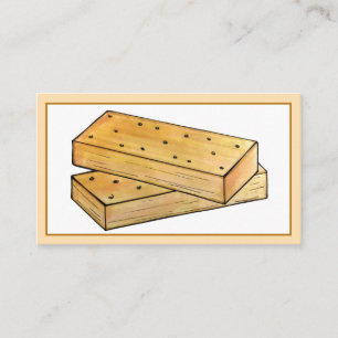 Scottish Shortbröd Tea Biscuits British Bakery Visitkort