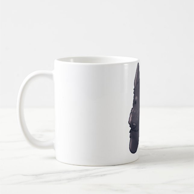 Scottish skräcker hund Magic Kaffemugg (Vänster)