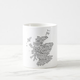 Scottish Slang Ord Karta Kaffemugg