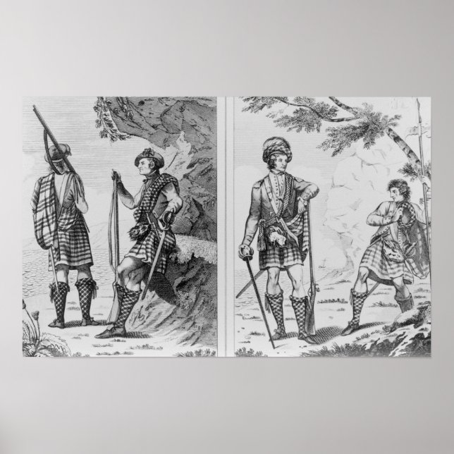 Scottish Soldiers of the Highlands och Poster (Framsidan)