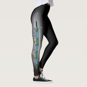 Scottish Steel Klan MacLeod of Harris Tartan Sword Leggings