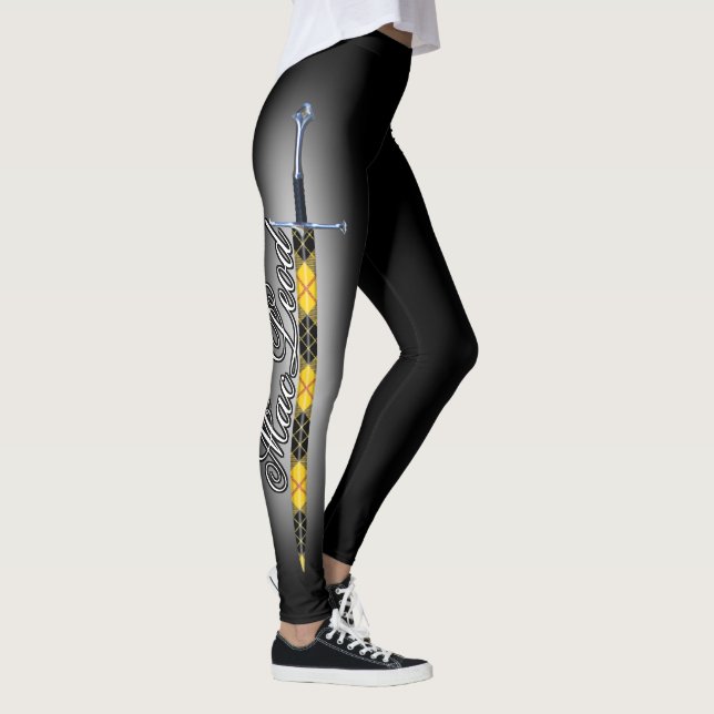 Scottish Steel Klan MacLeod of Lewis Tartan Sword Leggings (Höger)