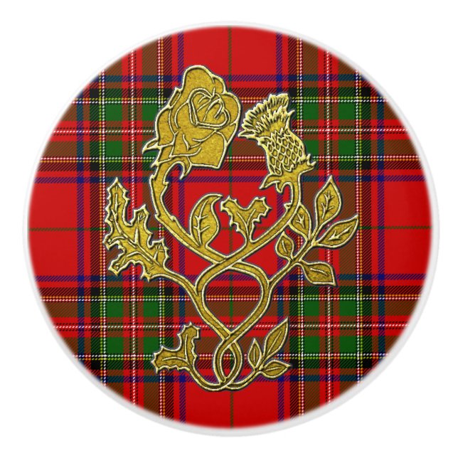 Scottish Stil Ro Thistle Play Knopp (Framsidan)