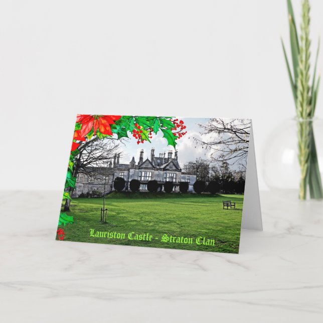 Scottish Straton Klans Lauriston Castle Kort (Framsida)