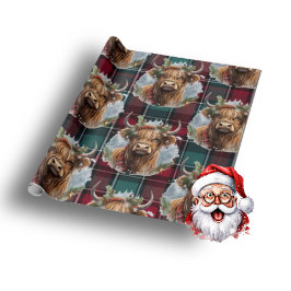 Scottish Tartan denim Blue Highlander Presentpapper