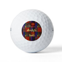 Scottish Tartan Golf Bollar