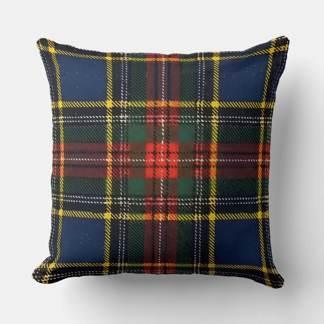 Scottish Tartan Kudde (Framsida)