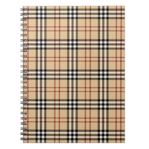 Scottish Tartan Mönster Anteckningsbok