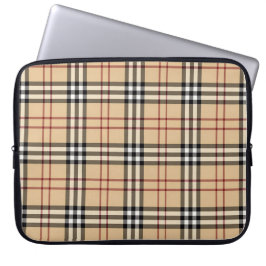 Scottish Tartan Mönster Laptop Fodral