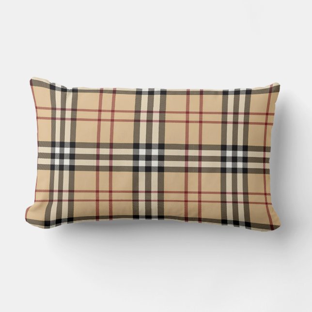 Scottish Tartan Mönster Lumbarkudde (Framsida)