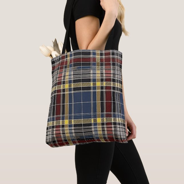 Scottish Tartan Mönster Tygkasse (Närbild)