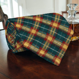 Scottish Tartan Plaid Custom Necktie Slips