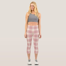 Scottish Tartan Play Women's Yoga Capri Leggings