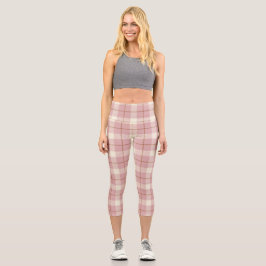 Scottish Tartan Play Women's Yoga Capri Leggings