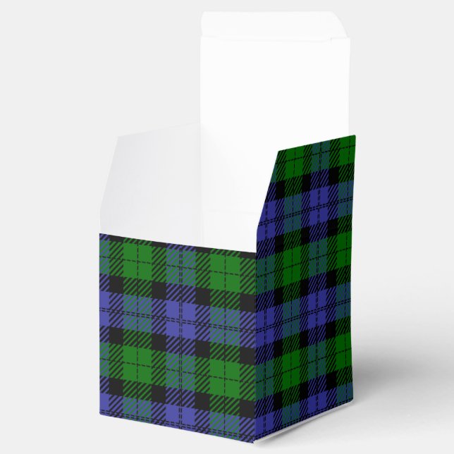 Scottish tartan presentaskar (Öppnad)