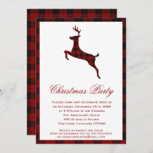Scottish Tartan Reindeer | Jul Party