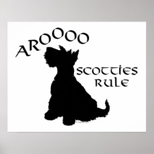 Scottish Terrier Affisch
