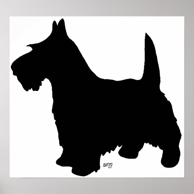 Scottish Terrier Affisch (Framsidan)