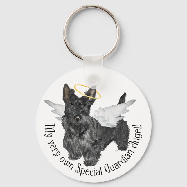 Scottish Terrier Änglar Nyckelring (Framsida)