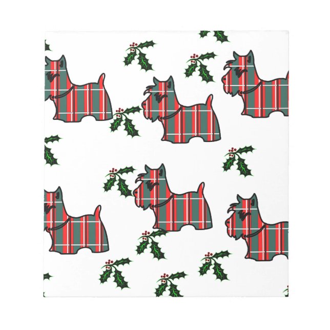 SCOTTISH TERRIER ANTECKNINGSBLOCK (Framsida)