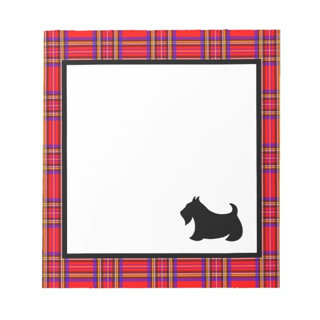 Scottish Terrier Anteckningsblock Gift (Framsida)