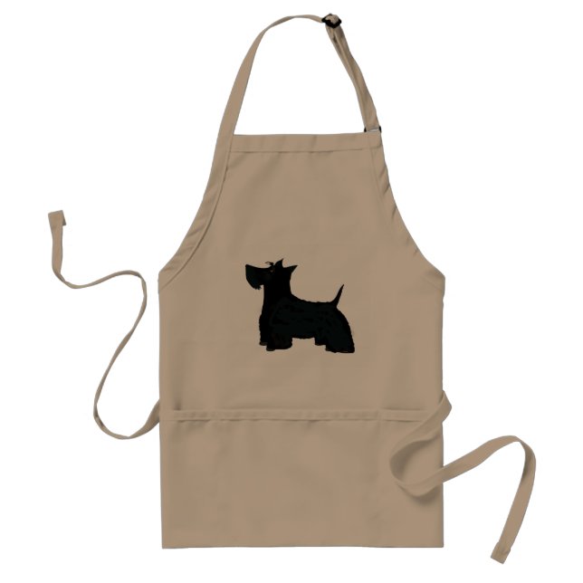 Scottish Terrier Apron Förkläde (Framsidan)