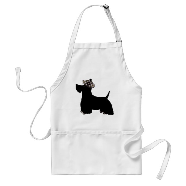 Scottish Terrier Apron Förkläde (Framsidan)