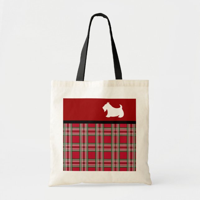Scottish Terrier Bag Tygkasse (Framsidan)
