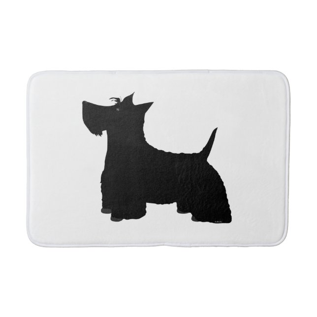 Scottish Terrier Bathmat Badrumsmatta (Framsidan)