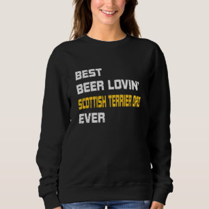 Scottish Terrier Best Beer Loving Scottish Terrier T Shirt