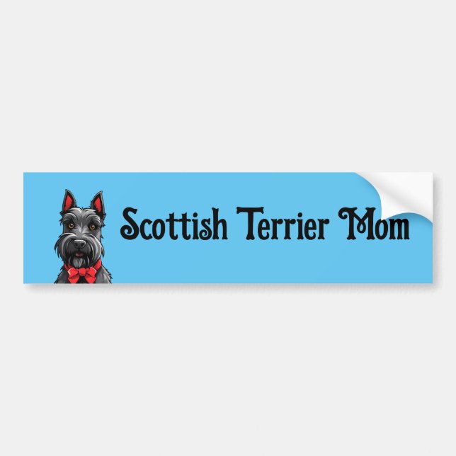 Scottish Terrier Bildekal (Framsidan)