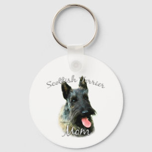 Scottish Terrier (brindle) Mamma 2 Nyckelring