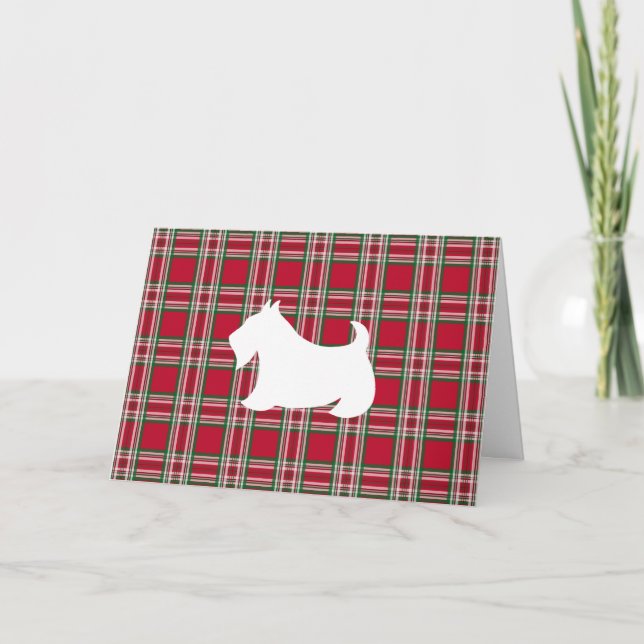 Scottish Terrier Card Helgkort (Framsida)