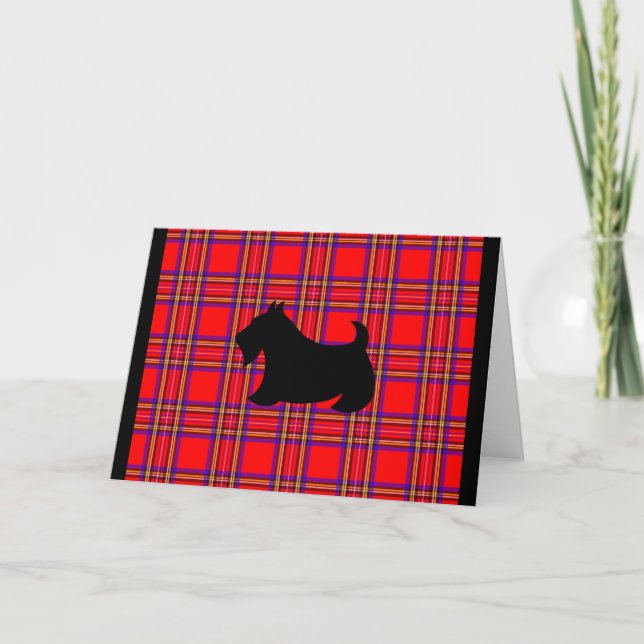 Scottish Terrier Card Helgkort (Framsida)