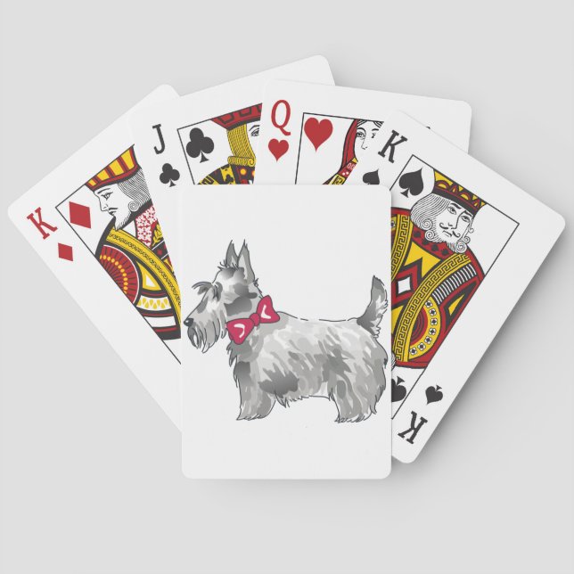 Scottish Terrier Casinokort (Baksidan)
