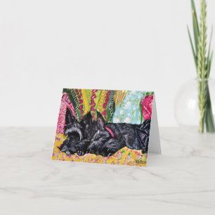 Scottish Terrier Cottage Kort
