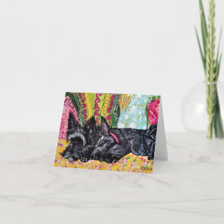 Scottish Terrier Cottage Kort