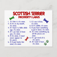 SCOTTISH TERRIER Egendom LAGSTIFTNING 2
