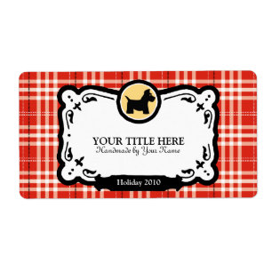 Scottish Terrier Gift Labels Fraktsedel