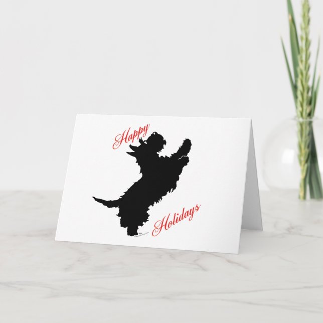 Scottish Terrier Glad helg (Framsida)