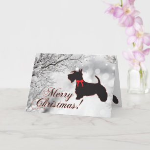 Scottish Terrier God jul Kort