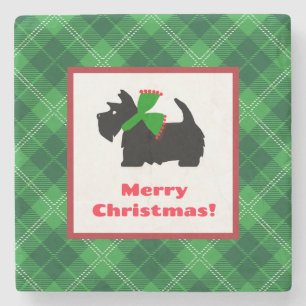 Scottish Terrier God jul Play Stenunderlägg