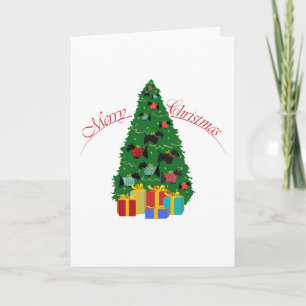Scottish Terrier Greeting Card Helgkort