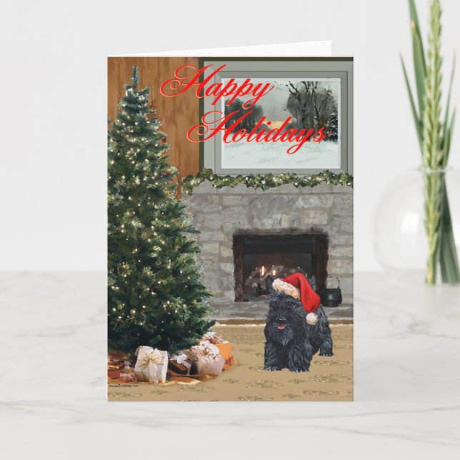 Scottish Terrier Greeting Card Kort (Framsida)