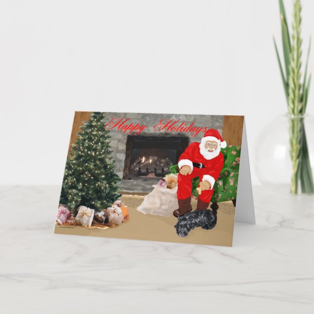 Scottish Terrier Greeting Card Kort (Framsida)