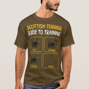 Scottish Terrier Guide to Training Hund Obedience T Shirt